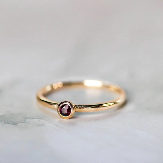 ruby gold ring