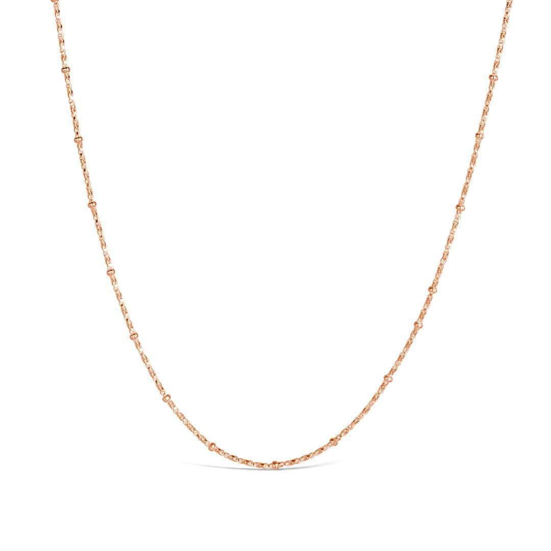 Beaded Chain | Rose Gold Vermeil