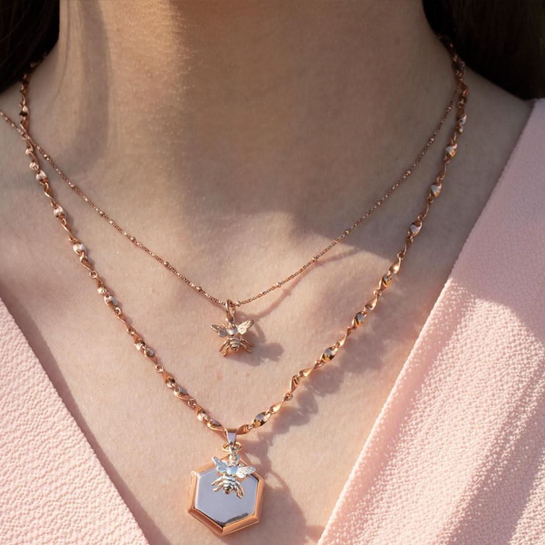 Beaded Chain | Rose Gold Vermeil