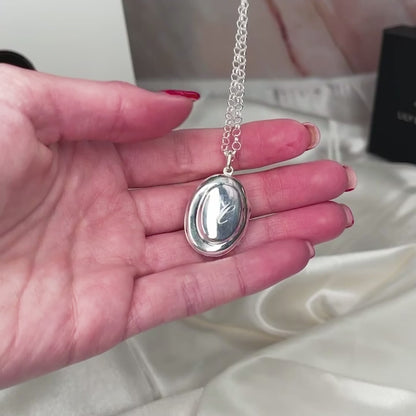 Mum Locket Necklace | Silver