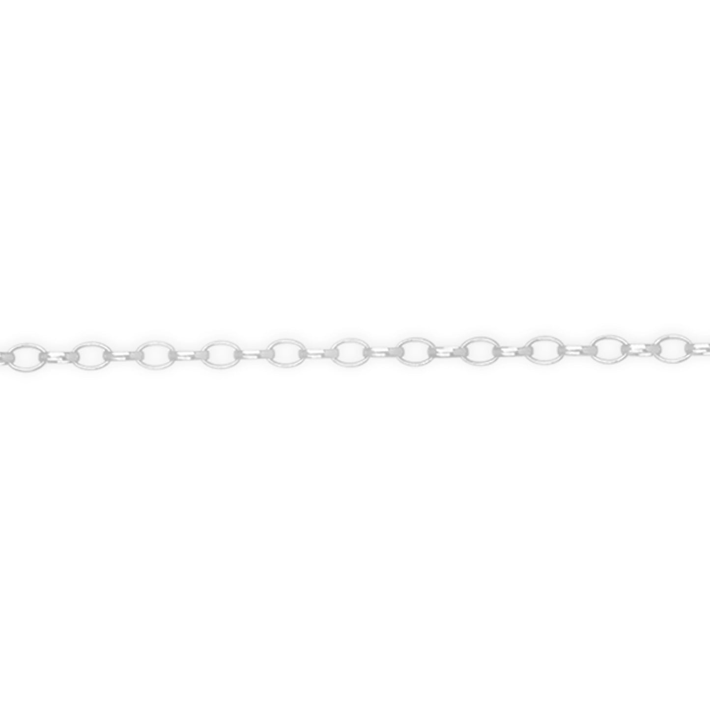 Solid White Gold Belcher Chain | UK Handcrafted