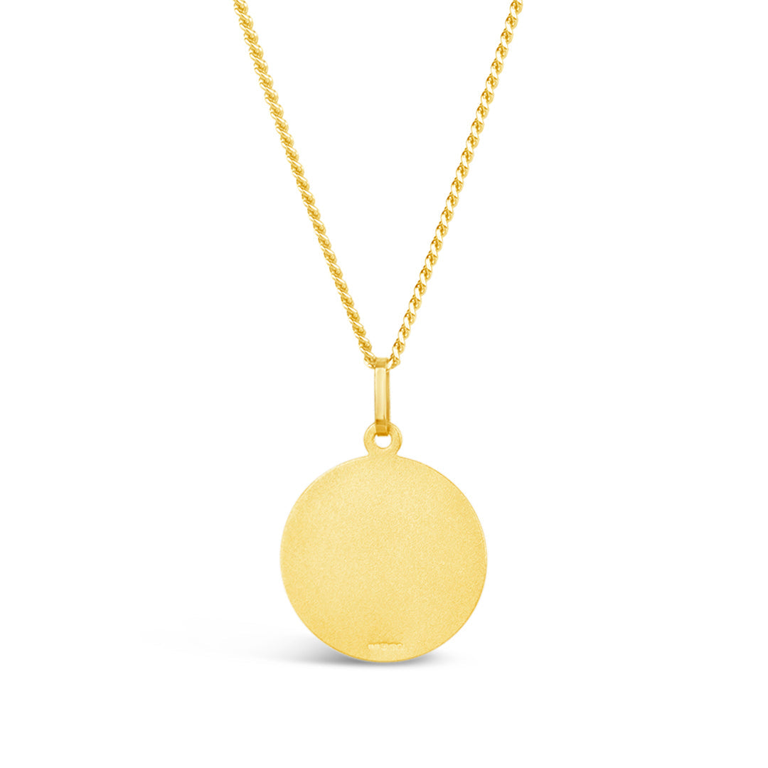 St Christopher Necklace | Solid Gold