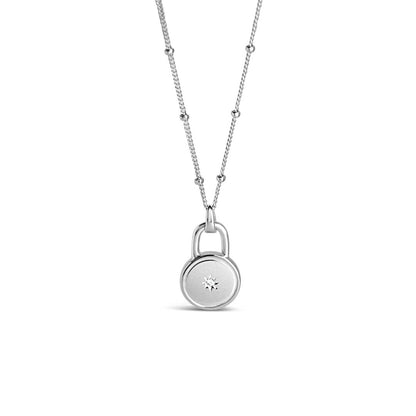 Round diamond necklace by Lily Blanche 