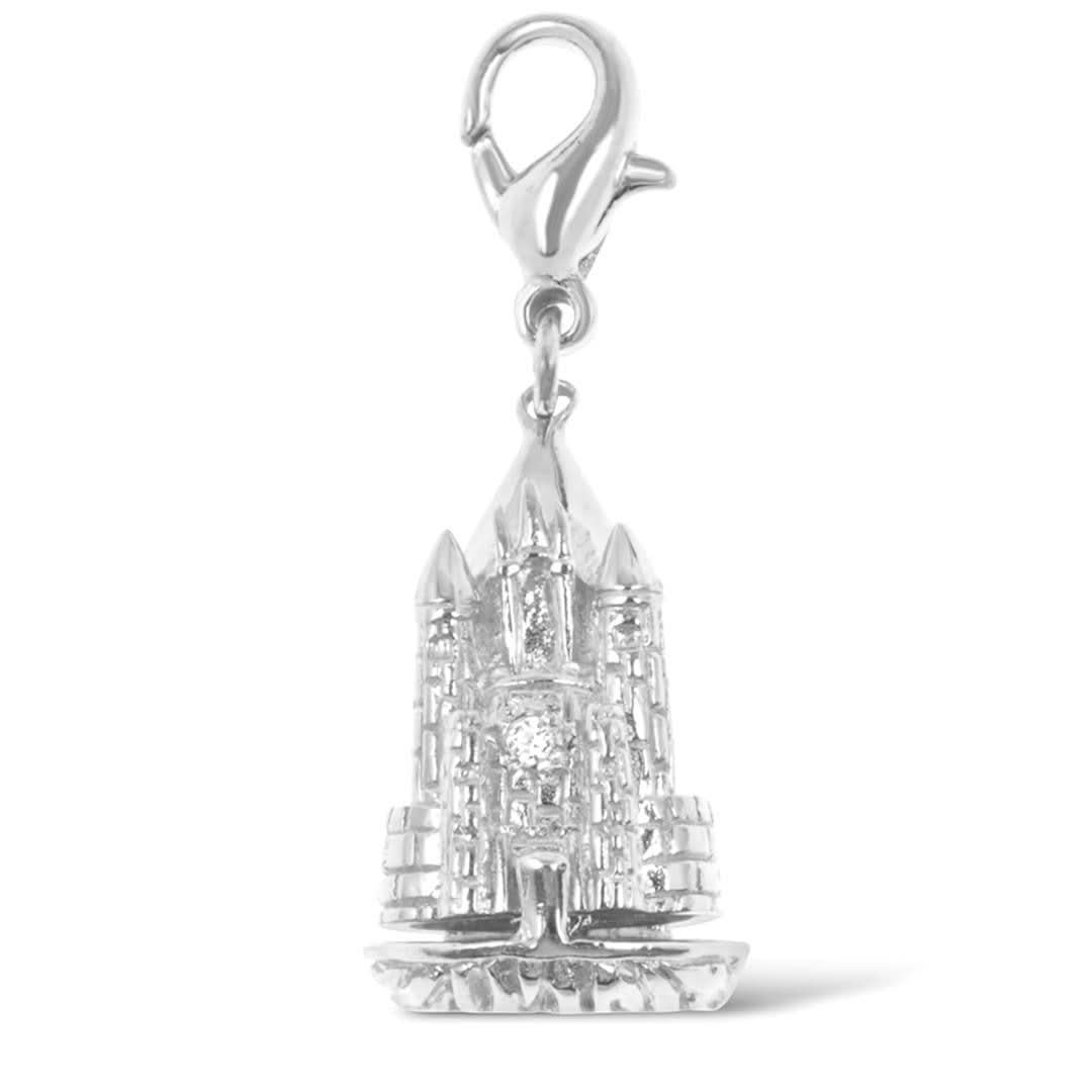 magical castle charm on a white background