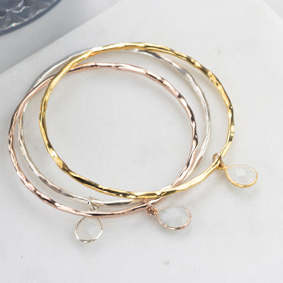 Moonstone Bangles