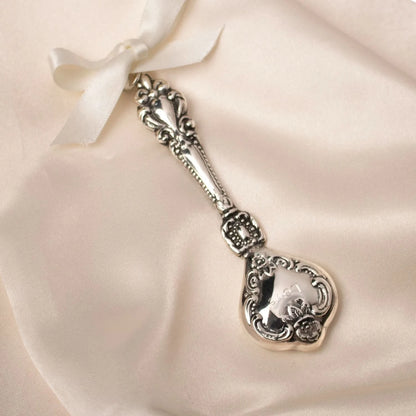 Solid Silver Baby Rattle + Engraving