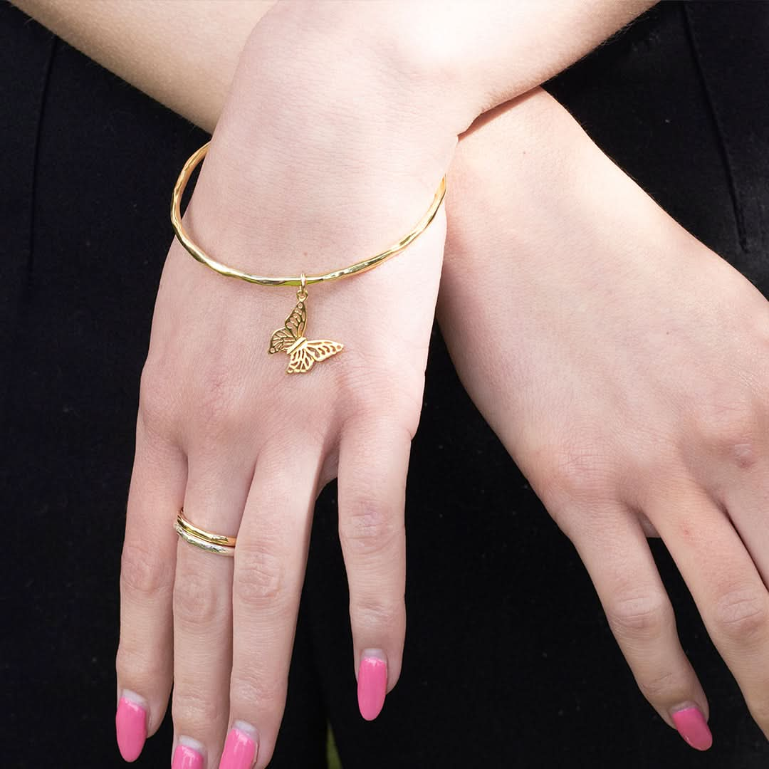 Butterfly Bangle | Gold