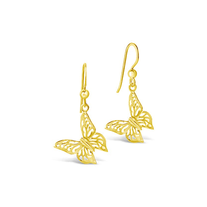 Butterfly Earrings | Gold