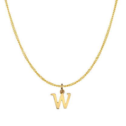 Solid Gold Personalised Initial Necklace