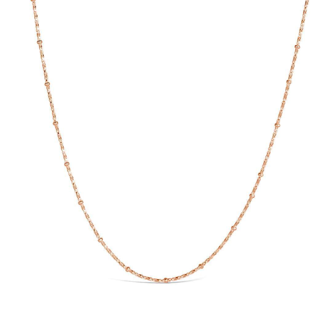 Beaded Chain | Rose Gold