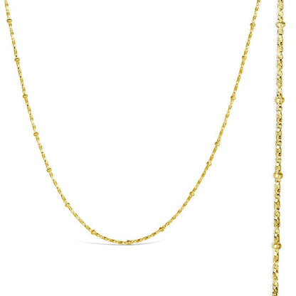 Beaded Chain | Gold Vermeil