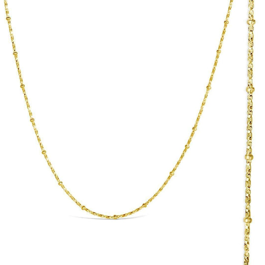 Beaded Chain | Gold Vermeil
