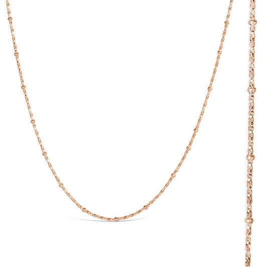Beaded Chain | Rose Gold