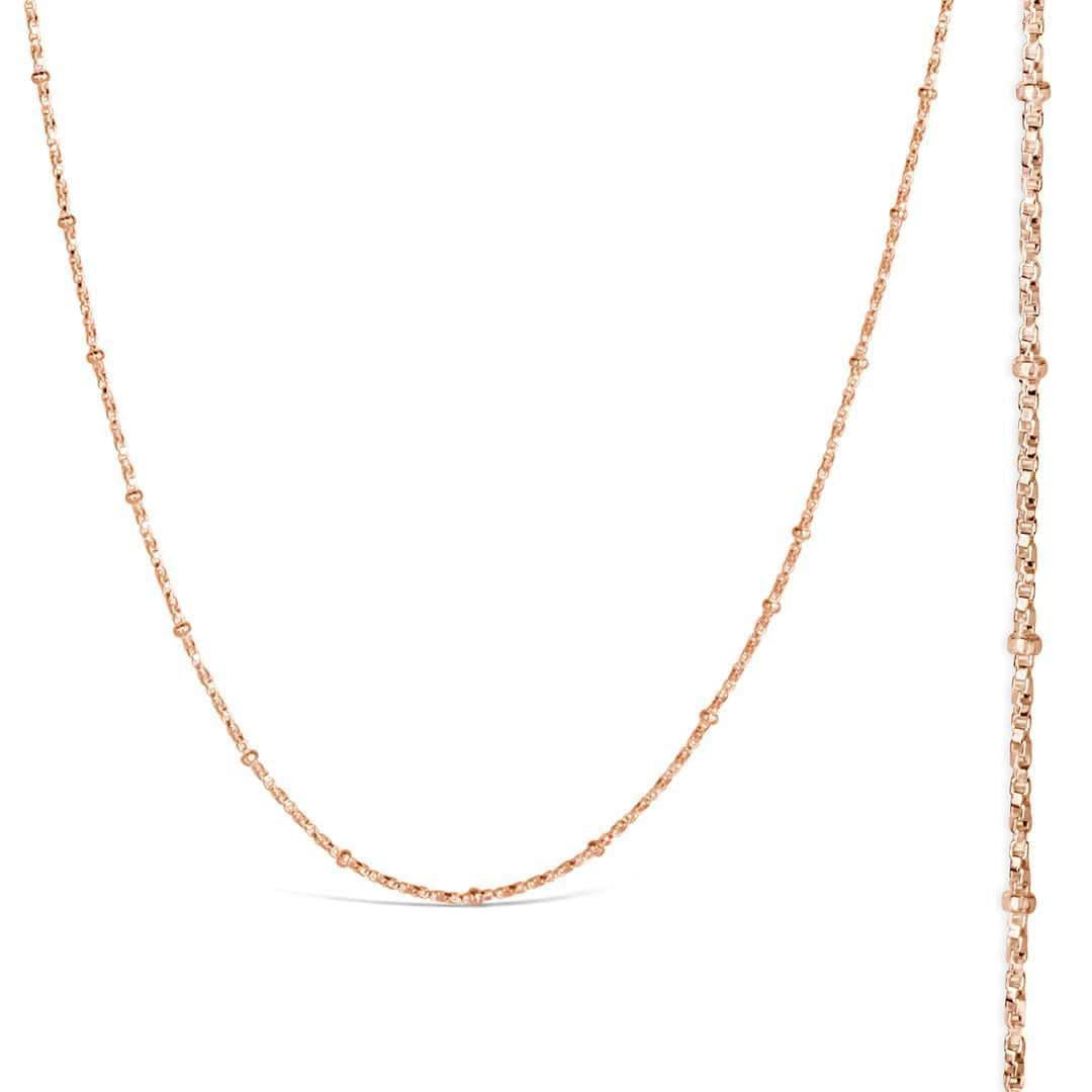 Beaded Chain | Rose Gold Vermeil