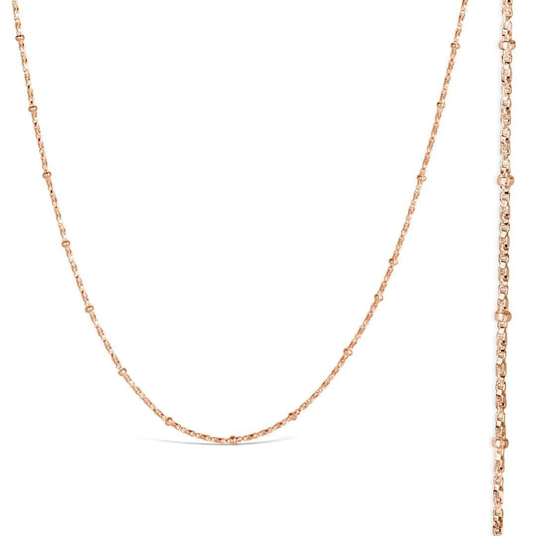 Beaded Chain | Rose Gold