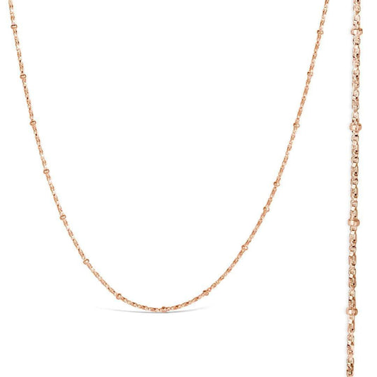 Beaded Chain | Rose Gold Vermeil