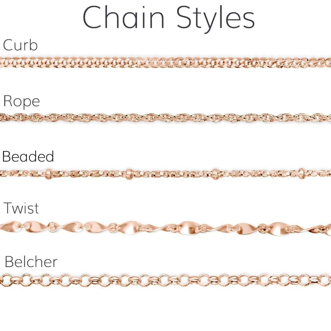 Beaded Chain | Rose Gold Vermeil