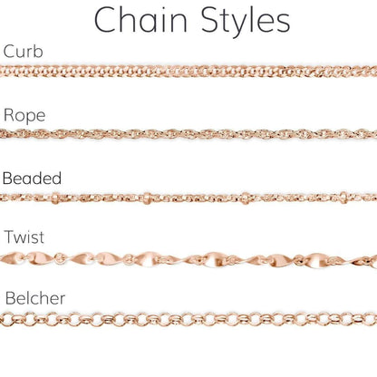 Beaded Chain | Rose Gold Vermeil