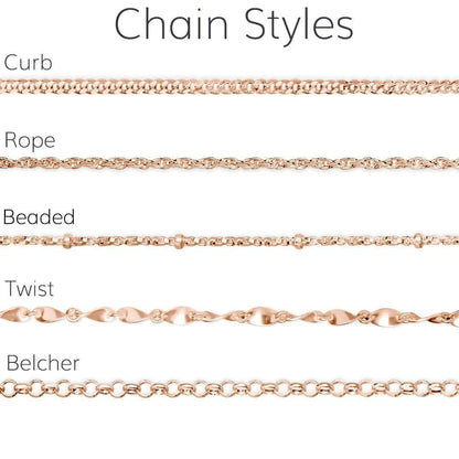 Beaded Chain | Rose Gold