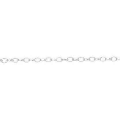 Solid White Gold Belcher Chain | UK Handcrafted