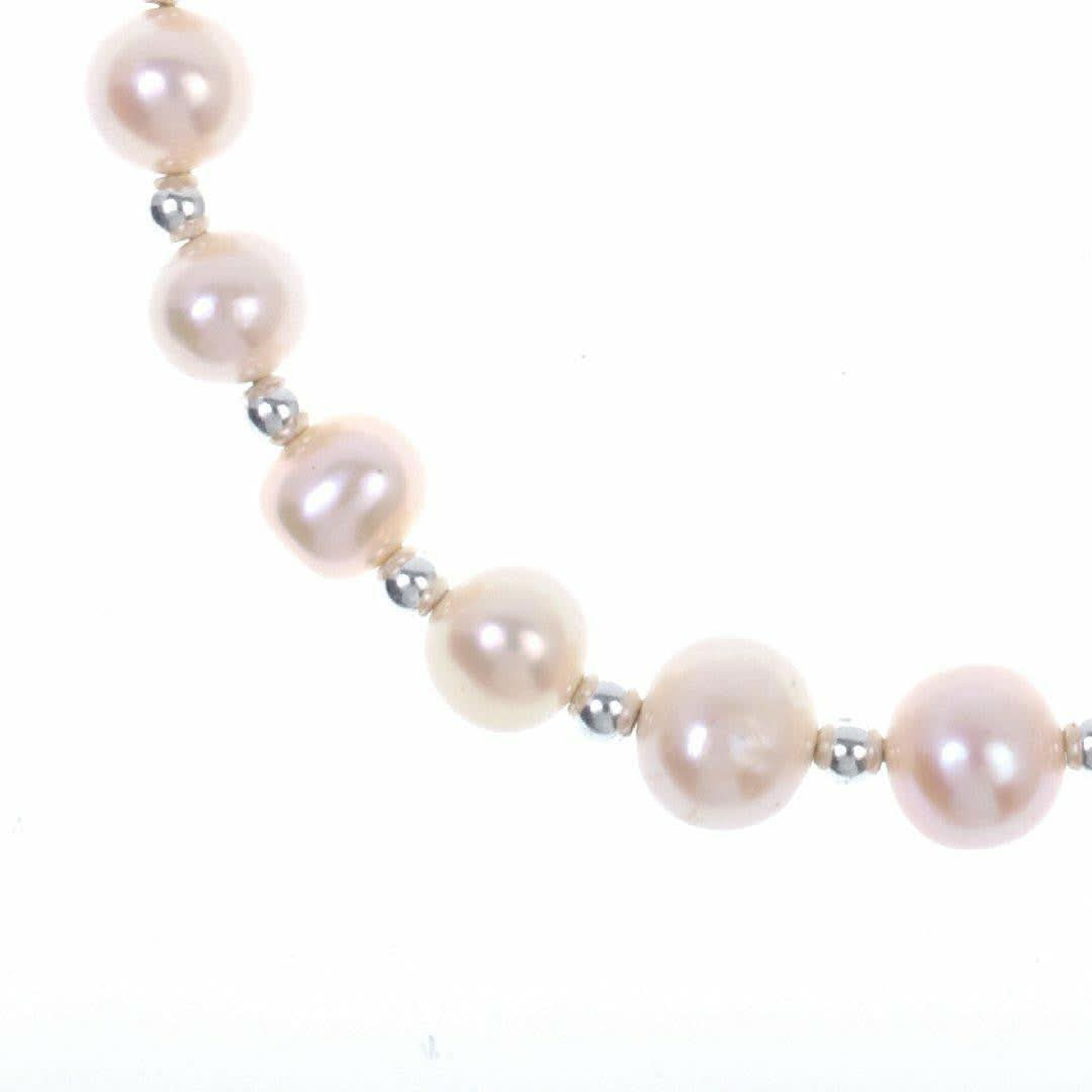 Sterling Pearl Bracelet | Champagne