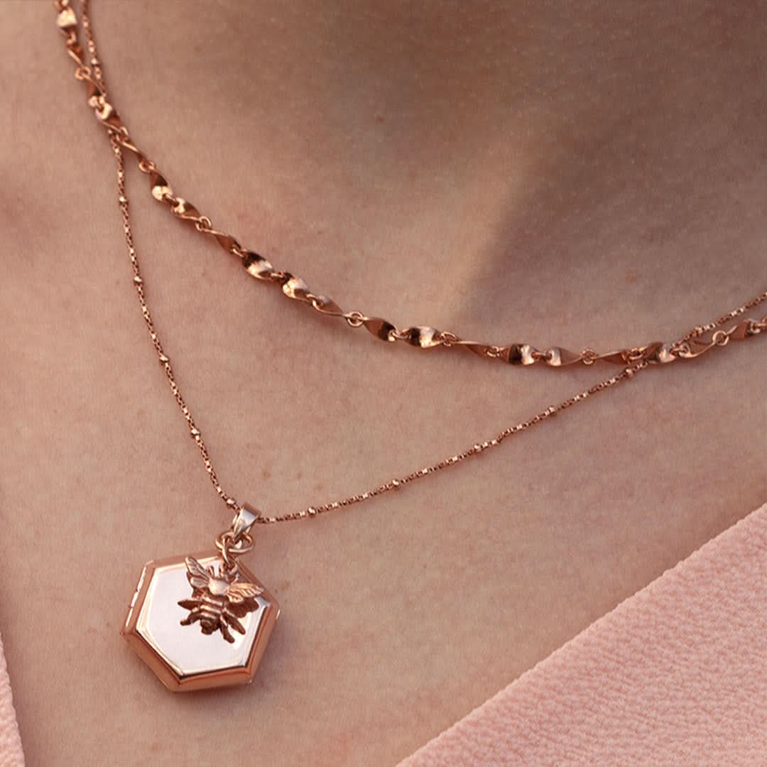 Twist Chain | Rose Gold Vermeil