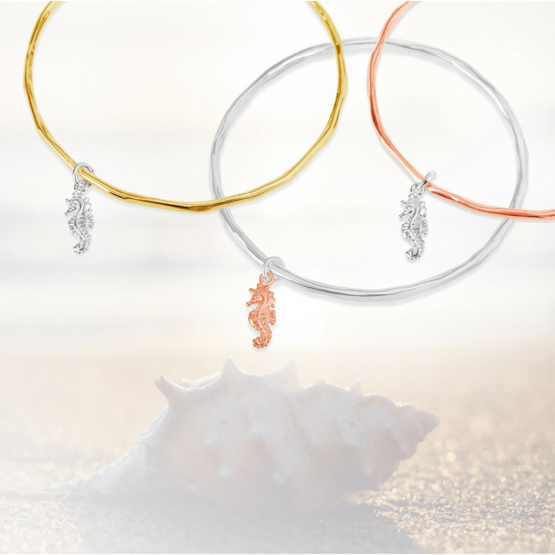 Lily Blanche Seahorse bangles  collection