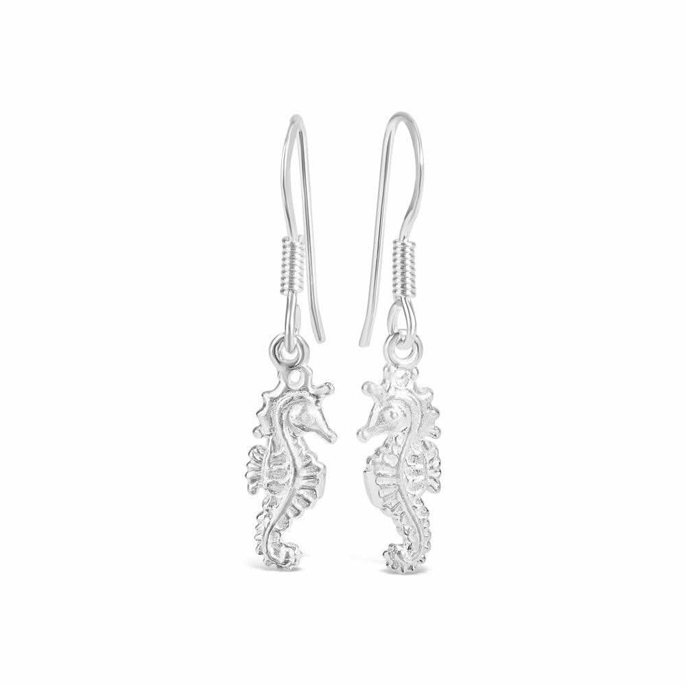 Seahorse Earrings | Silver