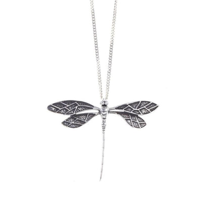 Silver Dragonfly Pendant