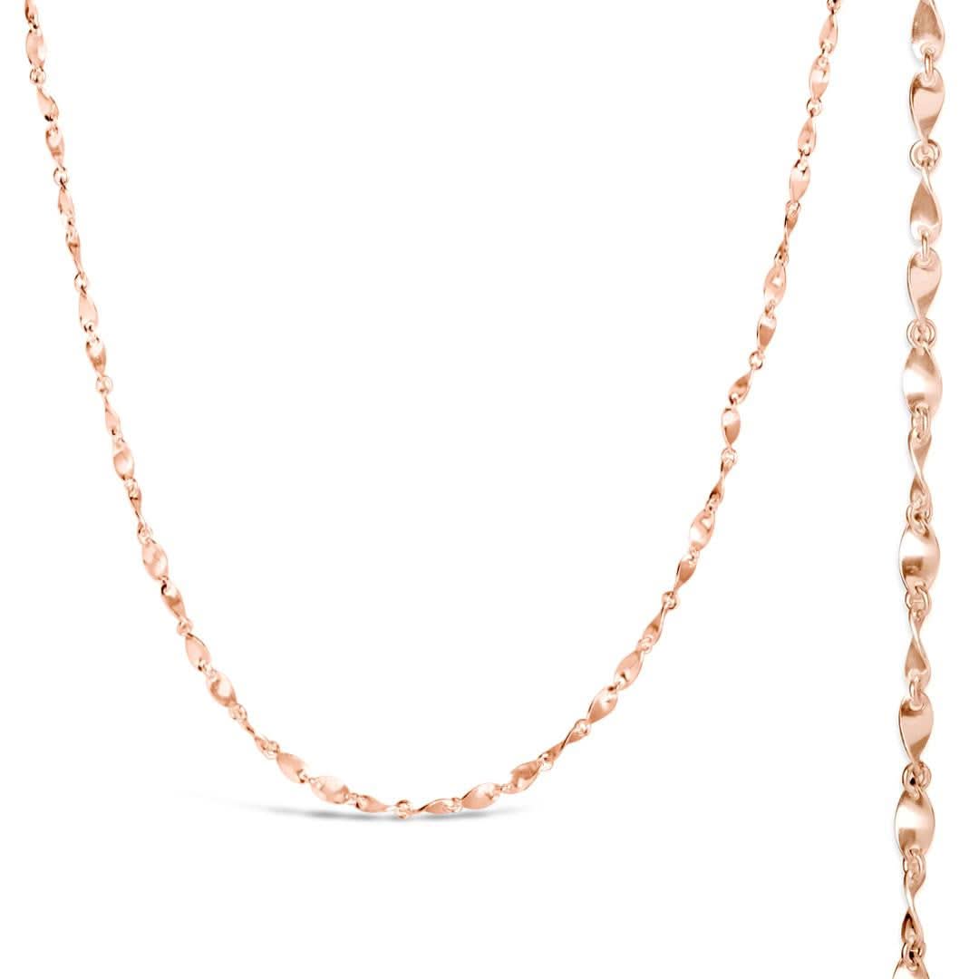 Twist Chain | Rose Gold Vermeil