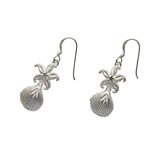 Seashore Earrings in Silver