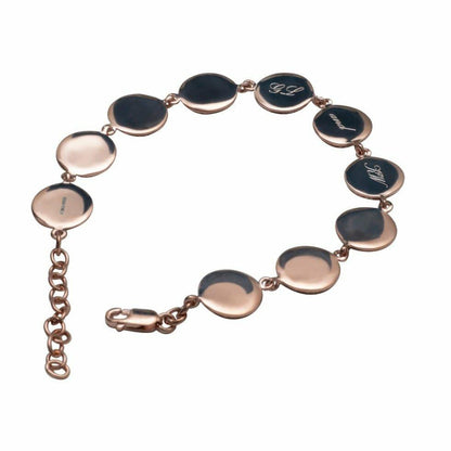 Lily Blanche rose gold vermeil Memory Keeper bracelet | women's bracelet reverse