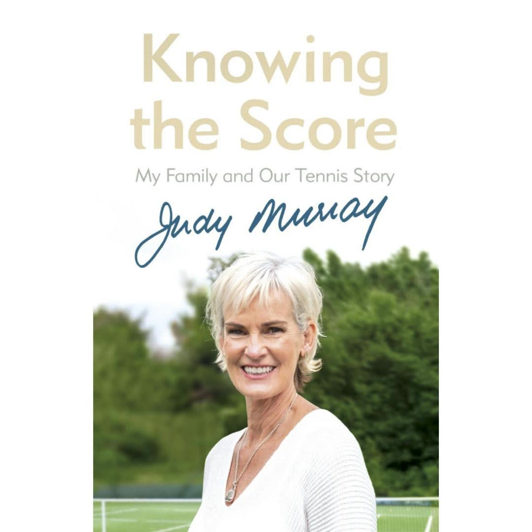 Judy Murray wearing handbag locket in silver on her autobiography