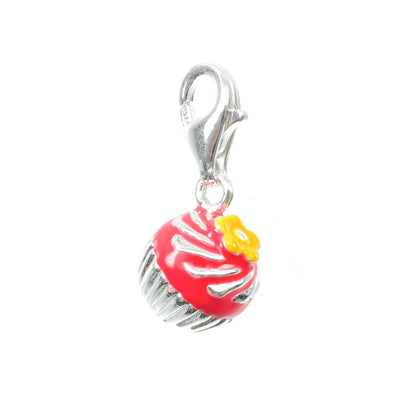 cupcake charm on a white background