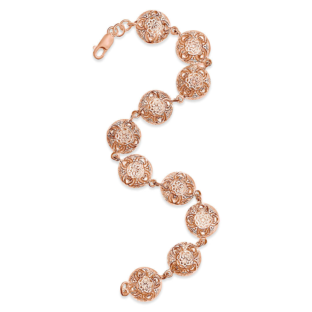 Lily Blanche rose gold vermeil Memory Keeper bracelet | women's bracelet open