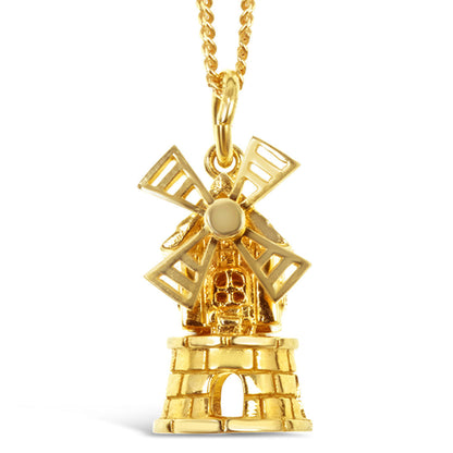 magical gold windmill charm