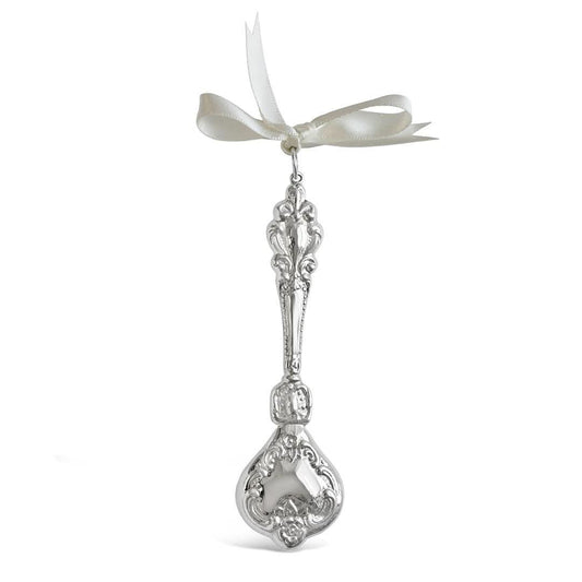 Solid Silver Baby Rattle + Engraving