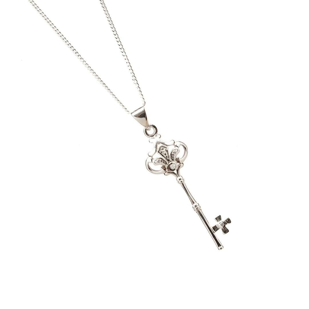 Heart Lock & Key Pendant (Double-Sided) – Lily Nily