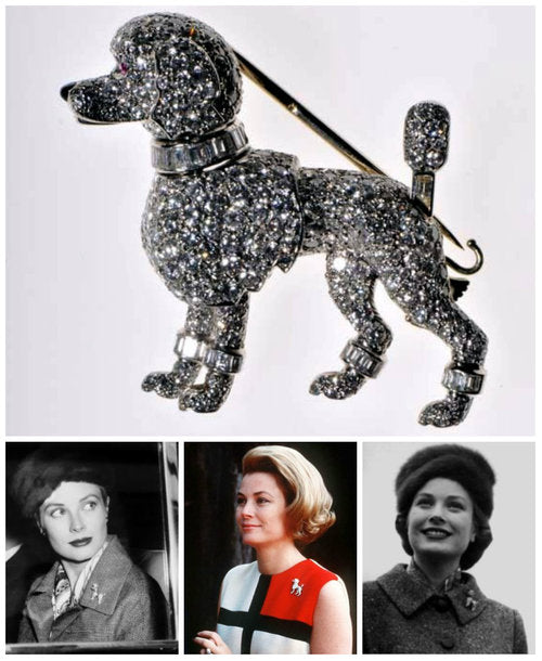 Poodle brooch by Cartier 