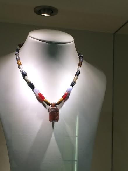 Ancient Assyrian necklace in the Pergamon Museum Berlin